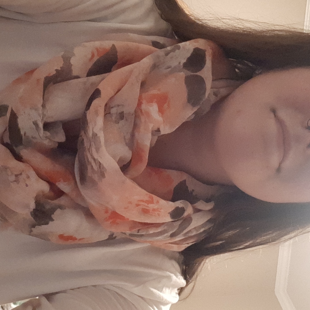 floral infinity scarf ♾